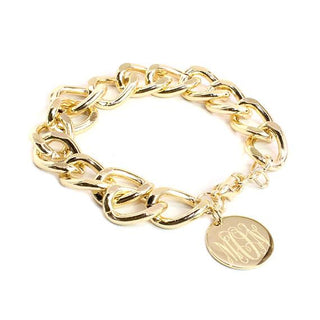 Engravable Small Opened Link Bracelet