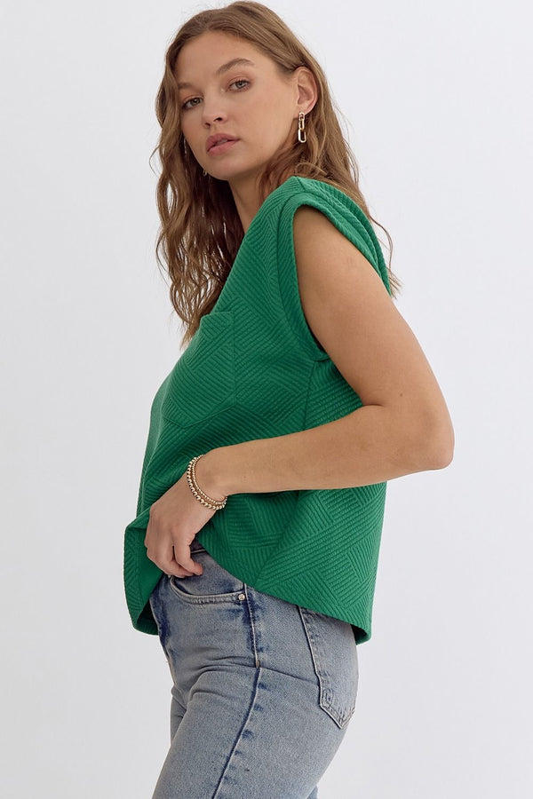 Paige Crop Top • Green