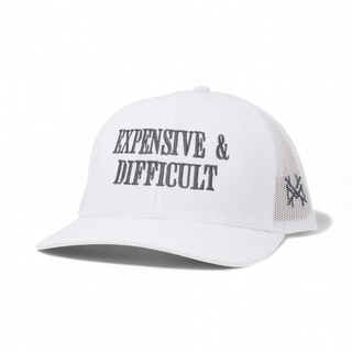 Expensive & Difficult • Trucker White
