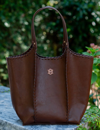 Emory Whipstitch Tote • D Chocolate