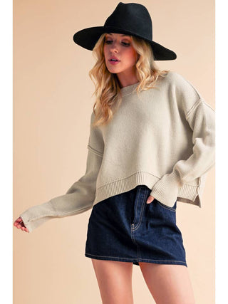 Regina Sweater • Pearl