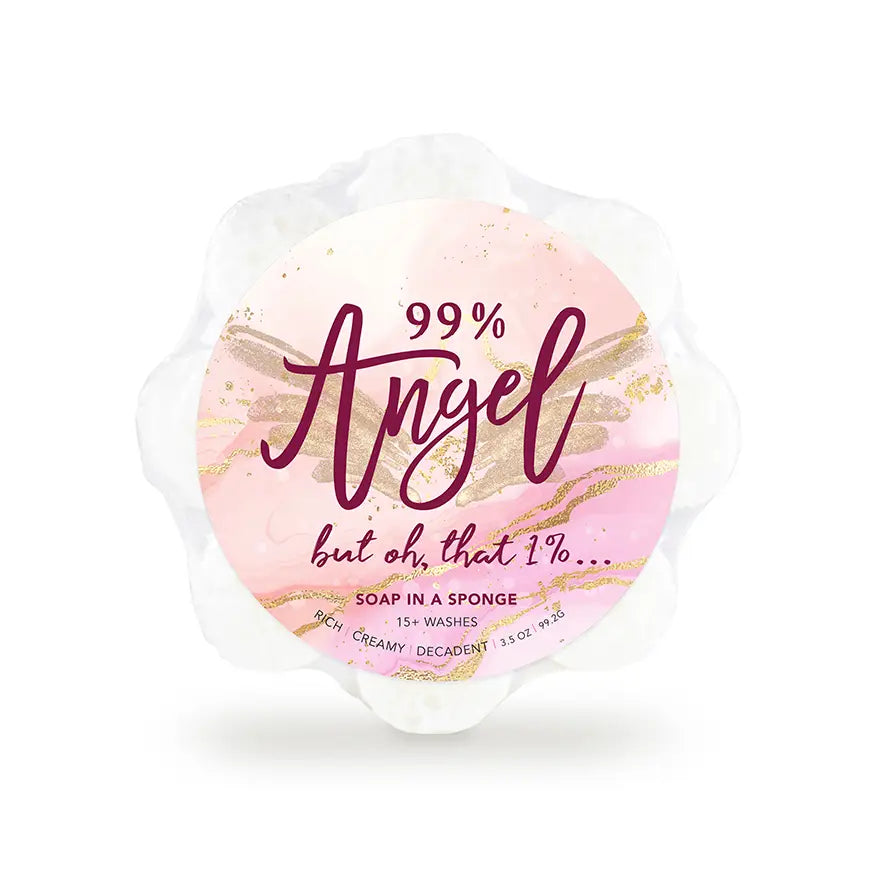 99% Angel Shower Sponge • Pretty