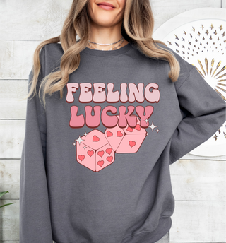 Feeling Lucky Sweatshirt • Charcoal