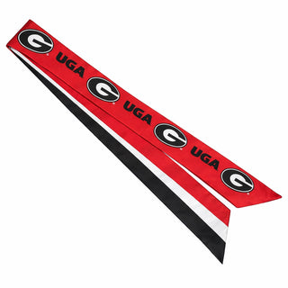 Collegiate Licensed UGA Silf Scarf • Red & Black