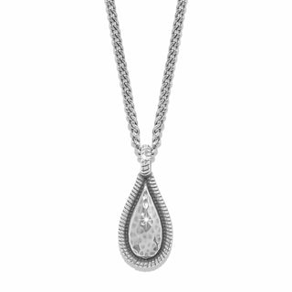 Ferrara Lacrima Petite Necklace • Silver