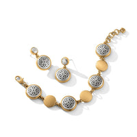 Ferrara Two Tone Luce Post Drop Earrings