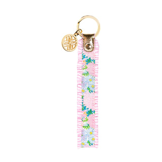 Ruffle Strap Keychain • Lilly Garden Home