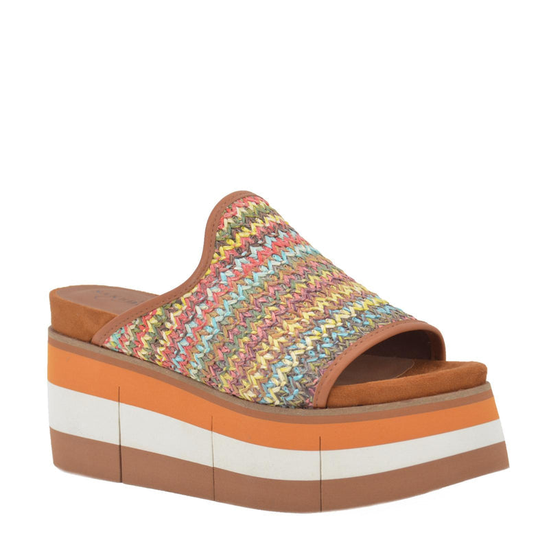 Flocci Platform Wedges • Tan