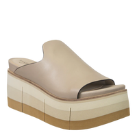 Flow Platform Wedge • Beige