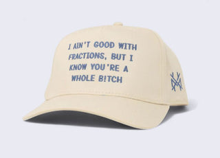 Fractions Snapback Hat • Retro Natural