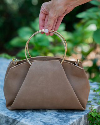 Brooks Bag with Rings • Latte S