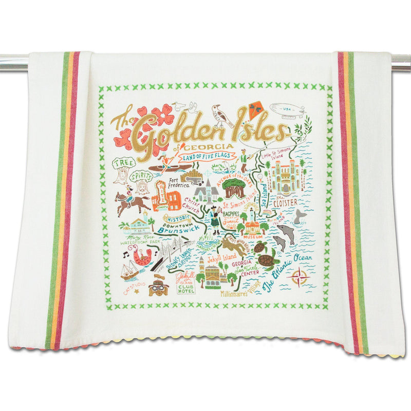 Golden Isles Dish Towel