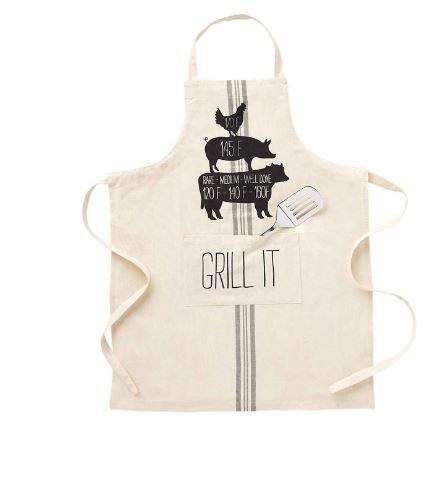 Grill Apron & Spatula Set