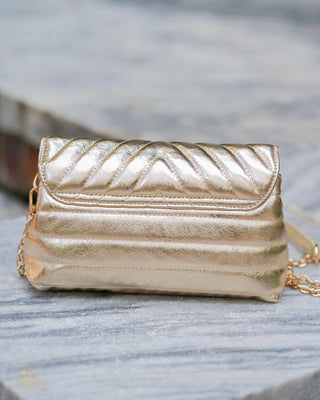Brandy Crossbody • Glimmer Gold
