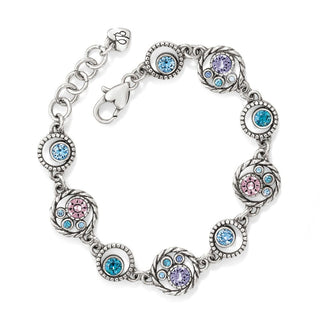 Halo Bracelet • Silver & Tanzanite