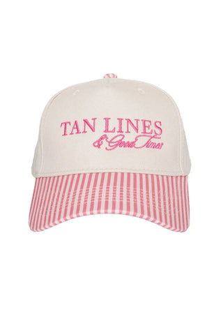 Tan Lines & Good Times Trucker Hat • Pink