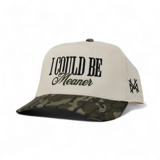 I Could Be Meaner Trucker Hat • Retro Bottomland