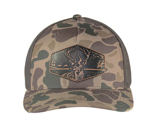 Buck Old School Camo Hat • Brown