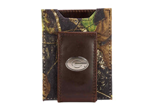 UGA Mossy Oak Front Pocket Magnetic Wallet