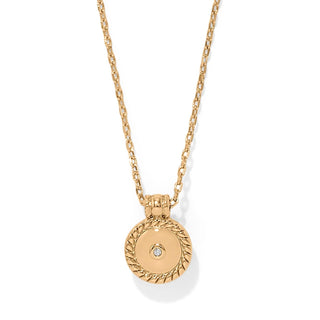 Illumina Celeste Dome Necklace • Gold