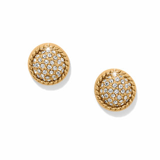 Illumina Celeste Dome Post Earrings • Gold