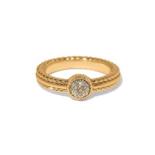 Illumina Celeste Dome Ring • Gold