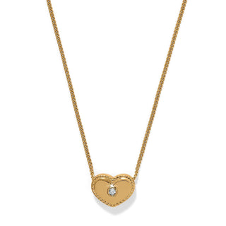 Illumina Celeste Heart Petite Necklace • Gold