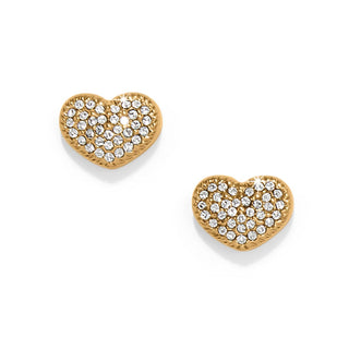 Illumina Celeste Heart Post Earrings • Gold