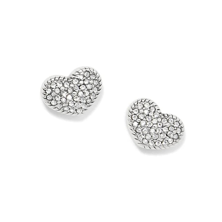 Illumina Heart Post Earrings