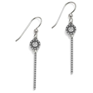 Illumina Slim French Wire Earrings • Silver