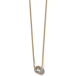 Illumina Solitare Necklace • Gold