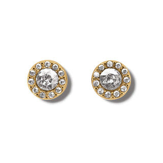 Illumina Solitaire Post Earrings • Gold