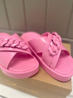Ariana Wedge Sandals • Pink BB