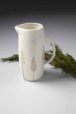 White Christmas Pitcher