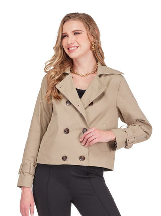 Short Trench Jacket • Camel