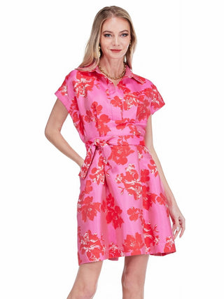 Fit & Darts Dress • Romance Brocade