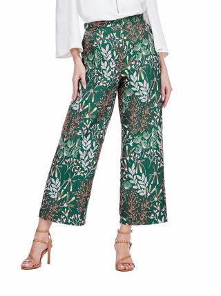 Side Pocket Pants • Evergreen Bloom