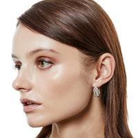 Interlok Harmony Hoop Earrings