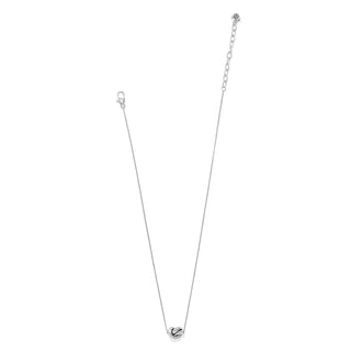 Interlok Single Knot Mini Necklace • Silver