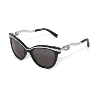 Interlok Single Knot Sunglasses • Black & White