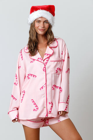 Candy Cane Christmas Pajamas