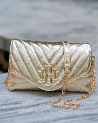 Brandy Crossbody • Glimmer Gold