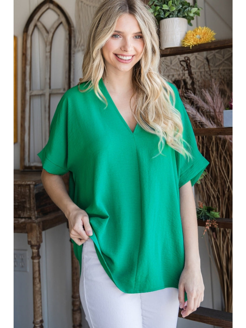 Simple Days Top • Kelly Green