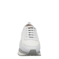 Kinetic Platform Sneaker • White Pearl