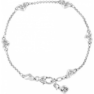 Kiss & Tell Anklet • Silver