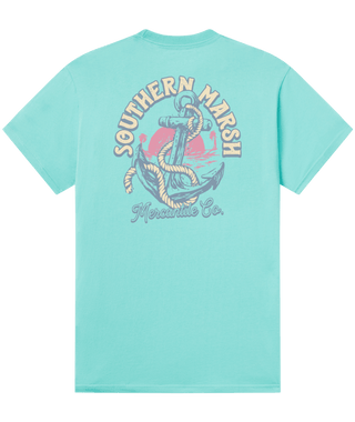 Anchor Down Tee • Antigua Blue
