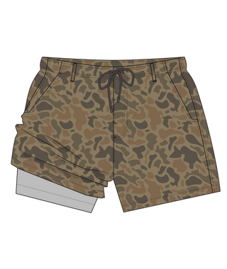 Youth La Costa Lined Swim Trunk Cam • Stone Brown
