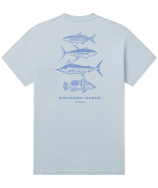 Youth Seawash™ Tee Crosswaters • Mist Blue