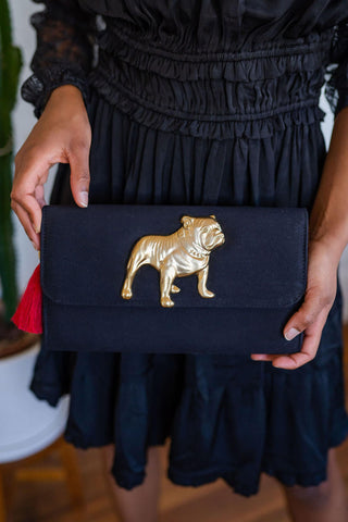 Avery Clutch • Black Bulldog