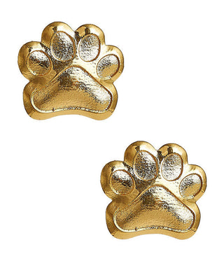Paw Print Stud Earring • Gold